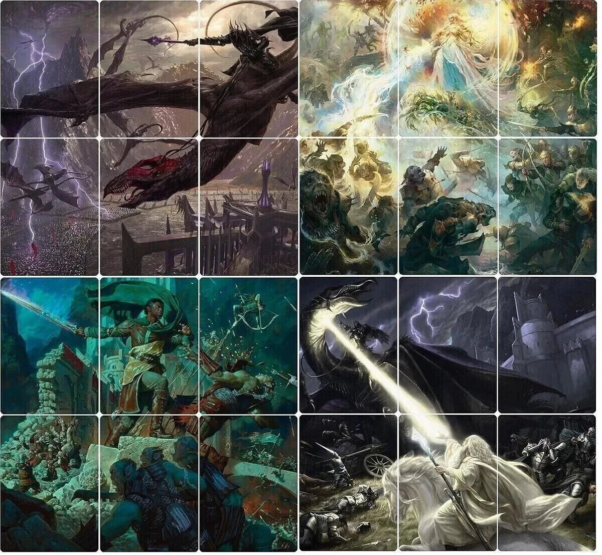 Magic the Gathering Art Series: Lord of the Rings Scene Cards (24 Count)