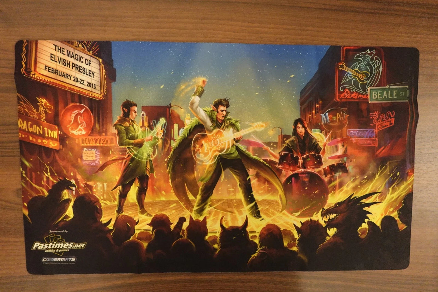 Magic: The Gathering Elvish Presley Playmat – Memphis Grand Prix 2015