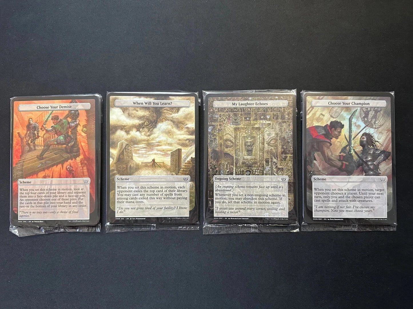 Duskmourn Archenemy Scheme Card Set