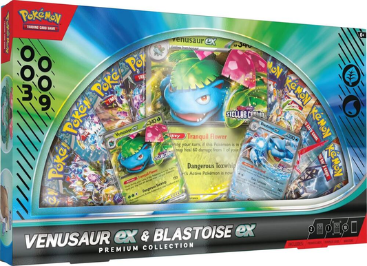 Pokémon Venusaur ex & Blastoise ex Premium Collection - Miscellaneous Cards & Products (MCAP)