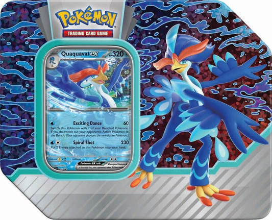Pokemon Paldea Partners Tin [Quaquaval ex] - Miscellaneous Cards & Products (MCAP)