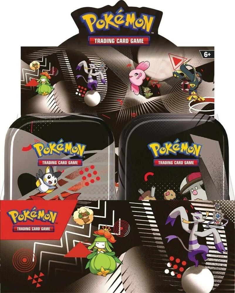 Pokemon Unova Mini Tin Display - SV: Black Bolt (BLK)