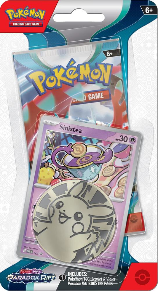 Pokemon Paradox Rift Single Pack Blister [Sinistea] - SV04: Paradox Rift (PAR)