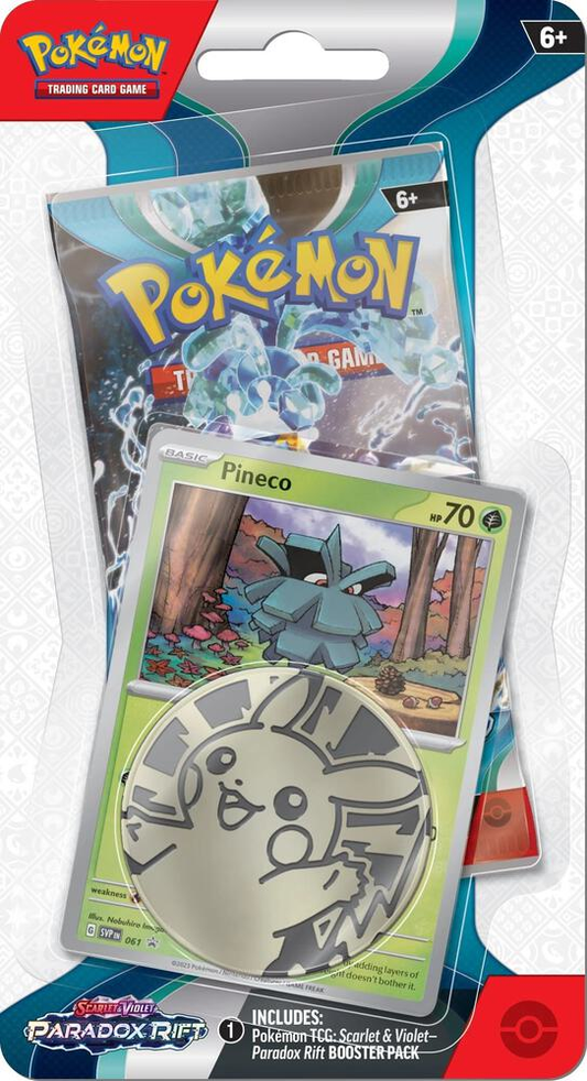 Pokemon Paradox Rift Single Pack Blister [Pineco] - SV04: Paradox Rift (PAR)