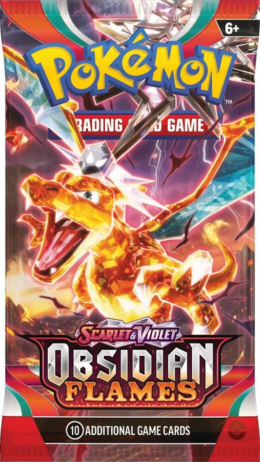 Pokemon Obsidian Flames Booster Pack - SV03: Obsidian Flames (OBF)