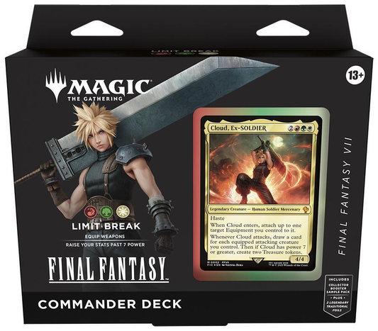 FINAL FANTASY Commander Deck - FINAL FANTASY VII Limit Break - Magic: The Gathering (FIC)
