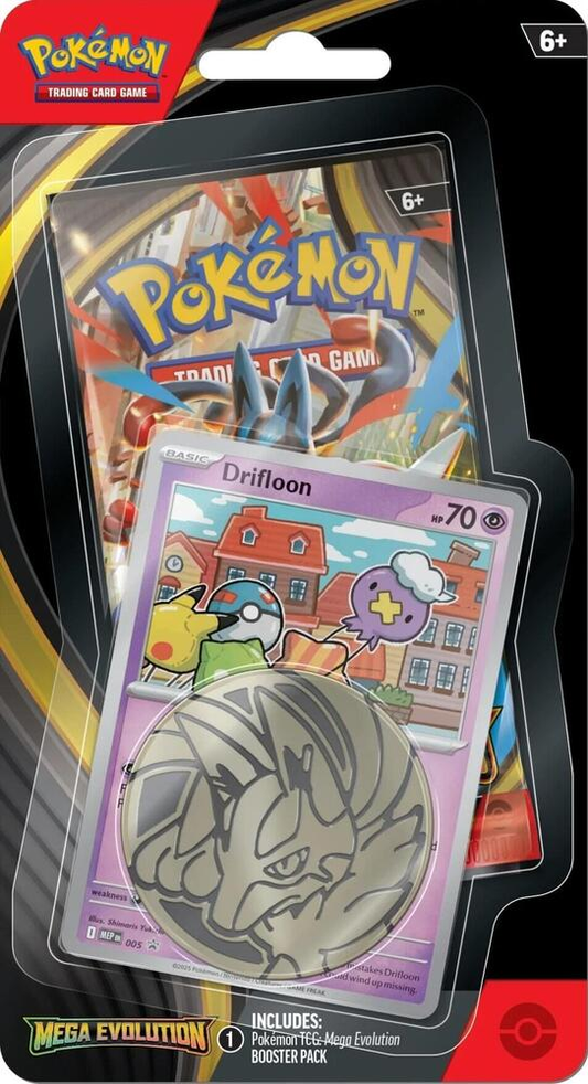 Pokemon Mega Evolution Single Pack Blister [Drifloon] - ME01: Mega Evolution (MEG)