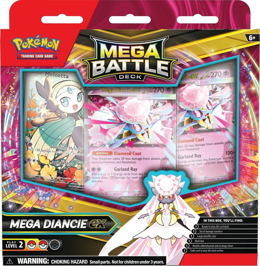 Pokemon Mega Battle Deck (Mega Diancie ex) - Miscellaneous Cards & Products (MCAP)
