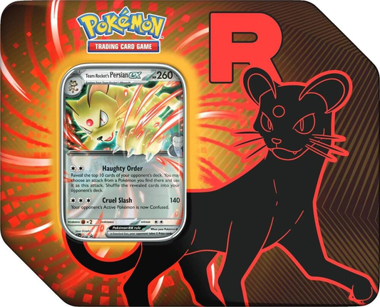 Pokemon Team Rocket Tin [Team Rocket's Persian ex] - Miscellaneous Cards & Products (MCAP)