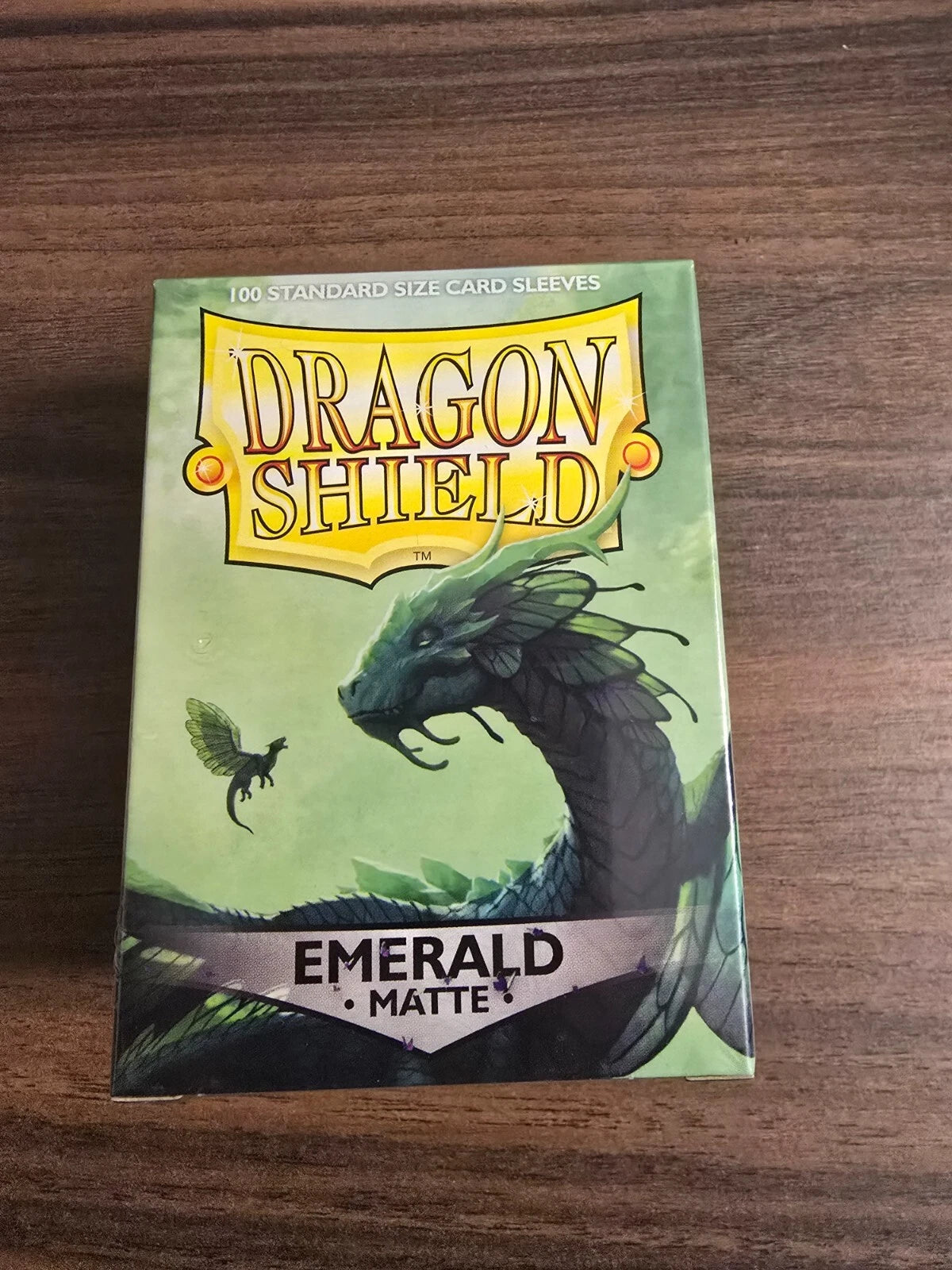Dragon Shield Matte Emerald Card Sleeves – Standard Size (100 Count)