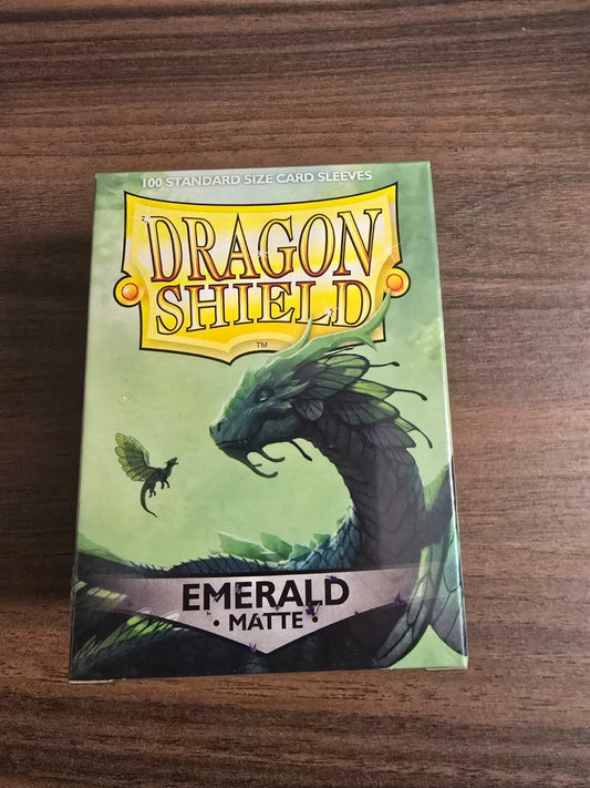 Dragon Shield Matte Emerald Card Sleeves – Standard Size (100 Count)
