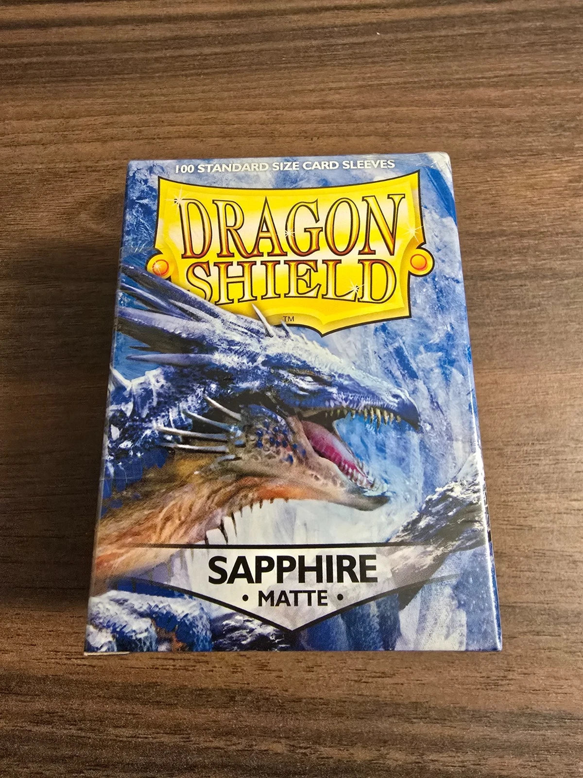 Dragon Shield Matte Sapphire Card Sleeves – Standard Size (100 Count)