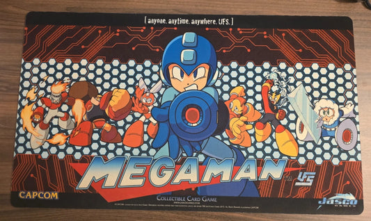 Mega Man CCG Playmat – Battle for Power (Jasco Games, 2013, 13.5" x 24")
